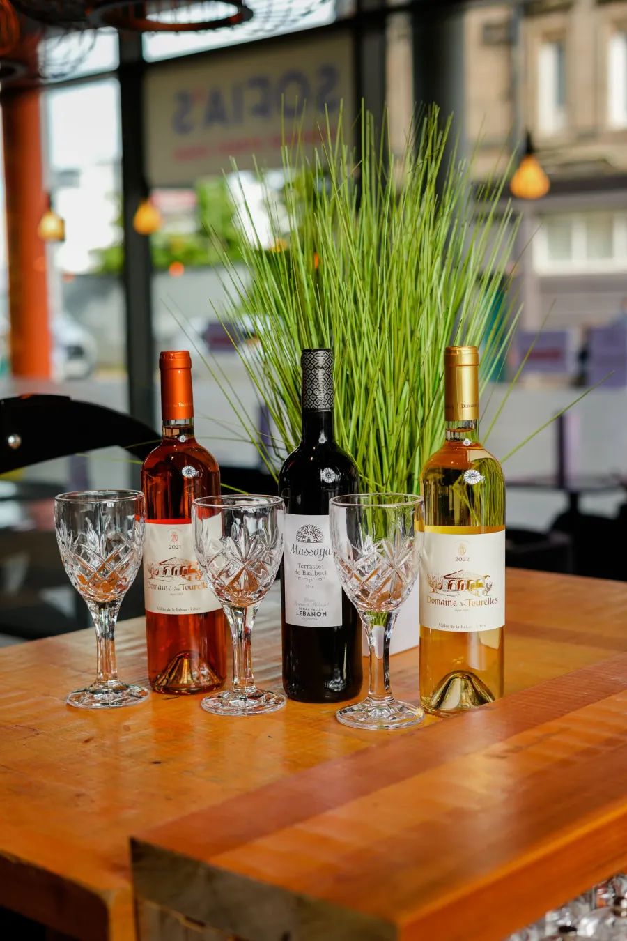 A trio of Lebanese and international wines at Sofia's Lounge